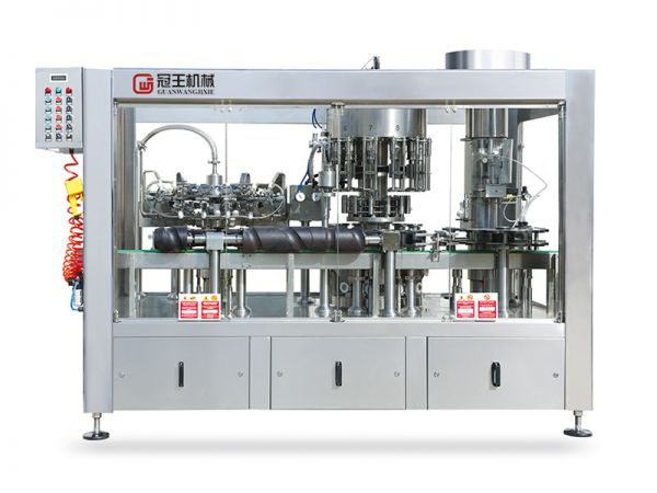 果酒沖瓶灌裝打塞聯體機